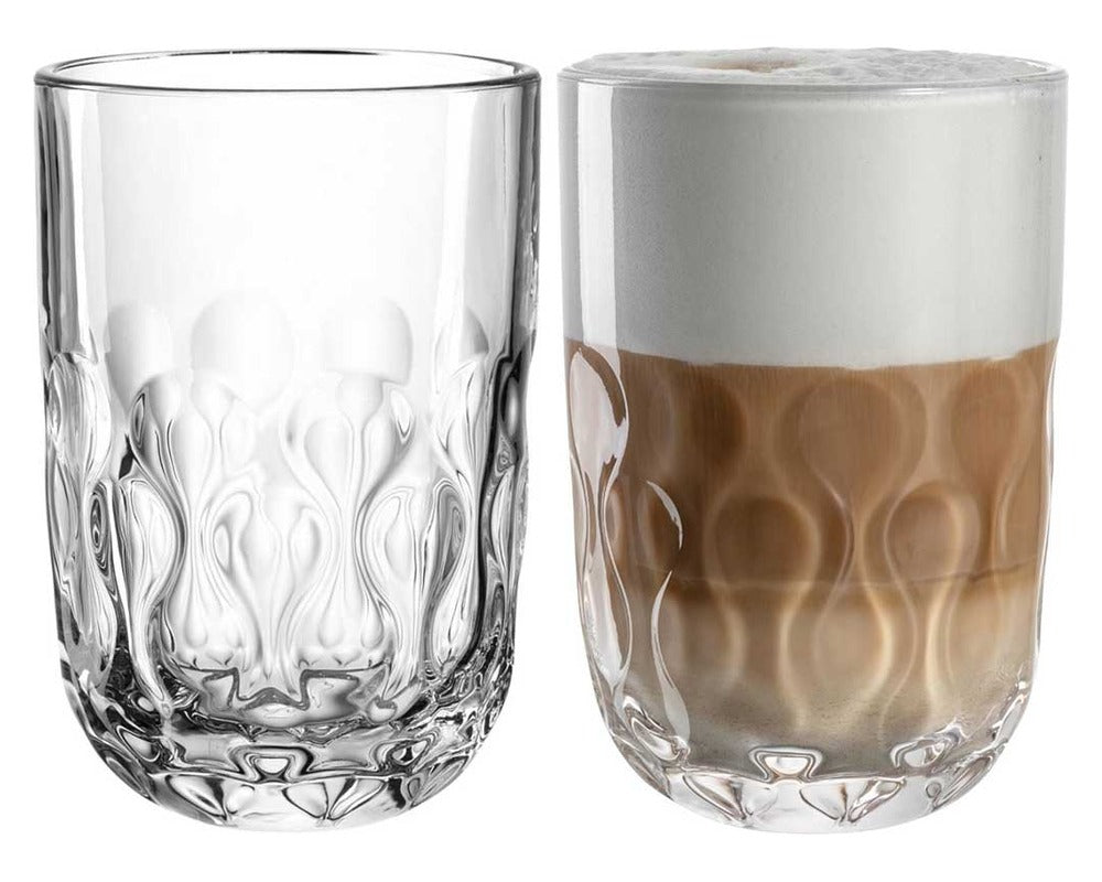 Leonardo Latte Macchiato Glazen - Gocce Due - 390 ml - 2 stuks