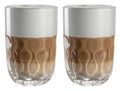 Leonardo Latte Macchiato Glazen - Gocce Due - 390 ml - 2 stuks gevuld