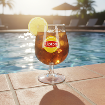 Lipton Ice Tea Kugelgläser - Transparent - 250 ml - 6 Stück
