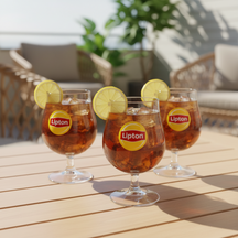 Lipton Ice Tea Kugelgläser - Transparent - 250 ml - 6 Stück