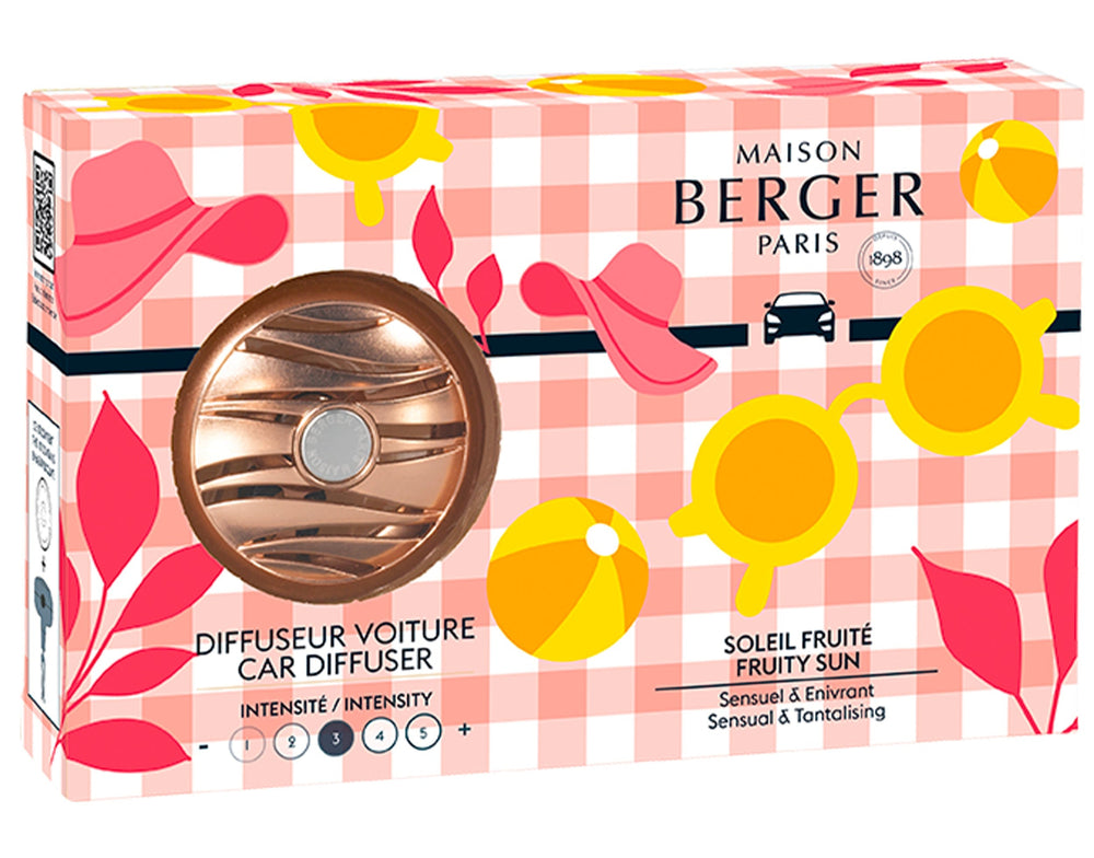 Maison Berger Auto-Parfümset Estivale Blissful - Fruity Sun - mit Nachfüllung