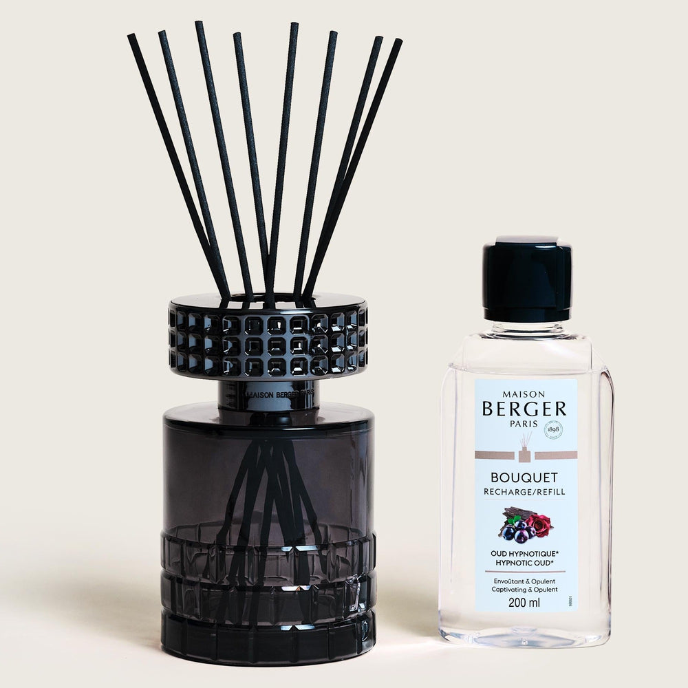 Maison Berger Geurstokjes Celebration Noir - Hypnotic Oud - 200 ml - geurstokjes + navulling