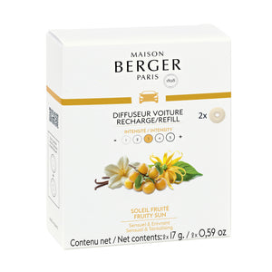 Maison Berger Nachfüllung - für Autoparfum - Fruity Sun - 2 Stück