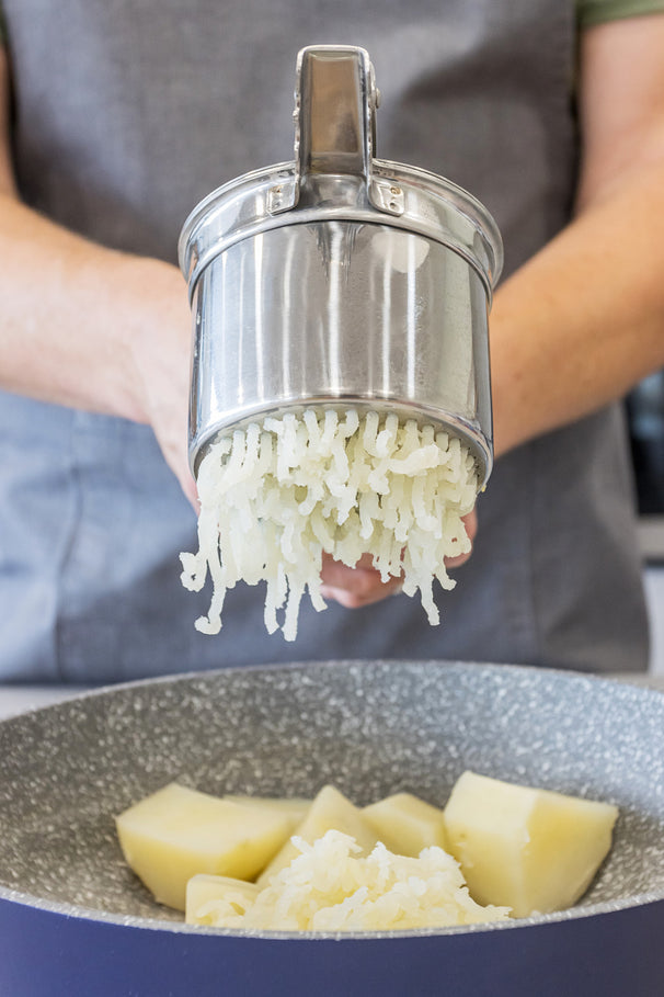 Master Class Kartoffelstampfer Deluxe RVS 31 cm - Kartoffelpress Pureestamper