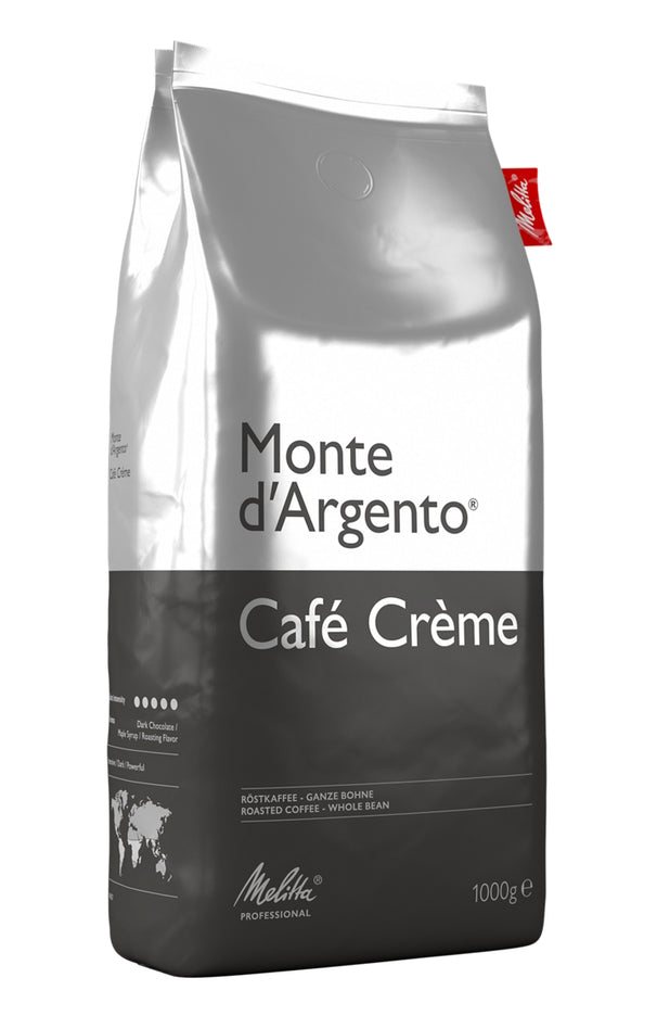 Melitta Kaffeebohnen Monte d'Argento - Café Crème - 1 kg