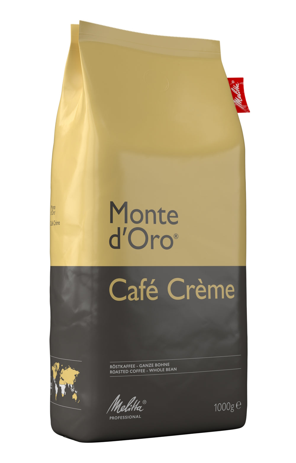 Melitta Kaffeebohnen Monte d'Oro Mild - Café Crème - 1 kg