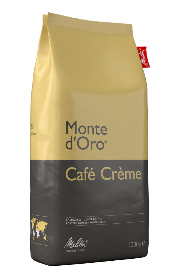 Melitta Kaffeebohnen Monte d'Oro Mild - Café Crème - 1 kg
