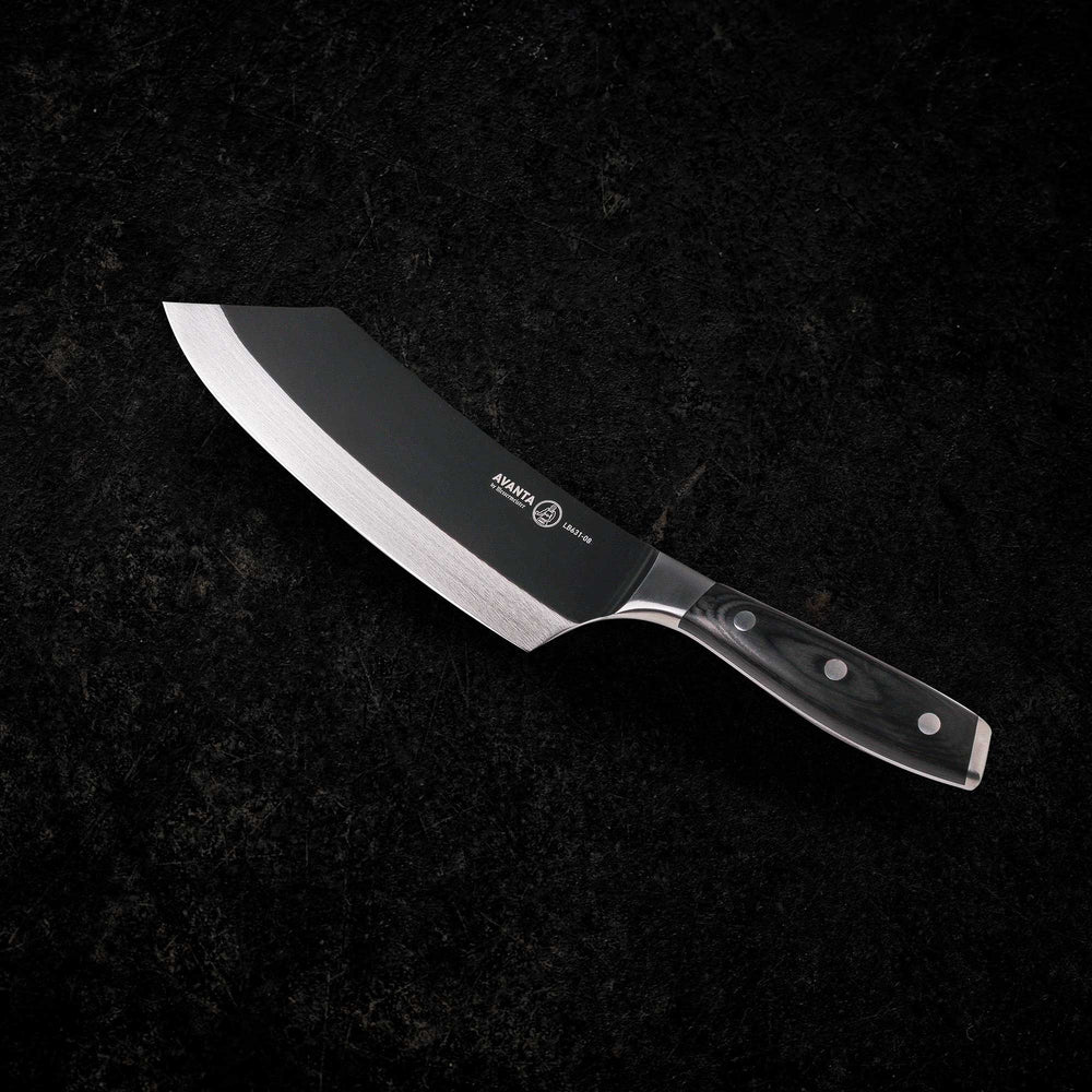 Messermeister BBQ Mes Avanta 20 cm - Zwart Titanium Lemmet - sfeerbeeld 1
