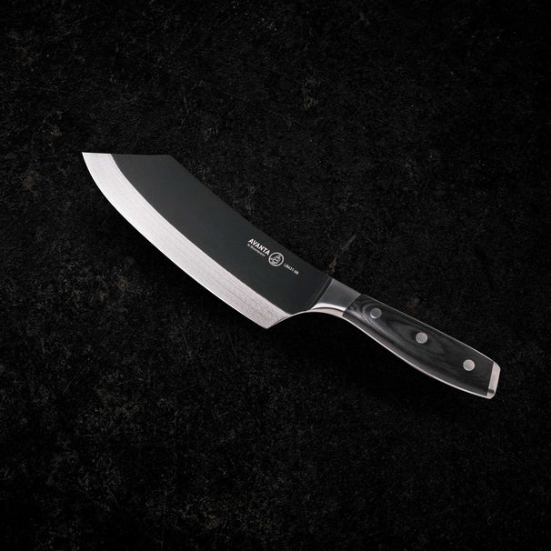 Messermeister BBQ-Messer Avanta 20 cm - Schwarze Titanklinge