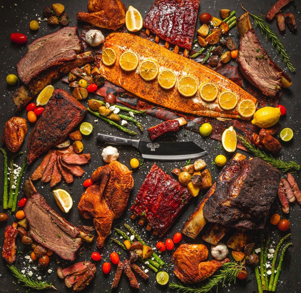 Messermeister BBQ Mes Avanta 20 cm - Zwart Titanium Lemmet - sfeerbeeld 3