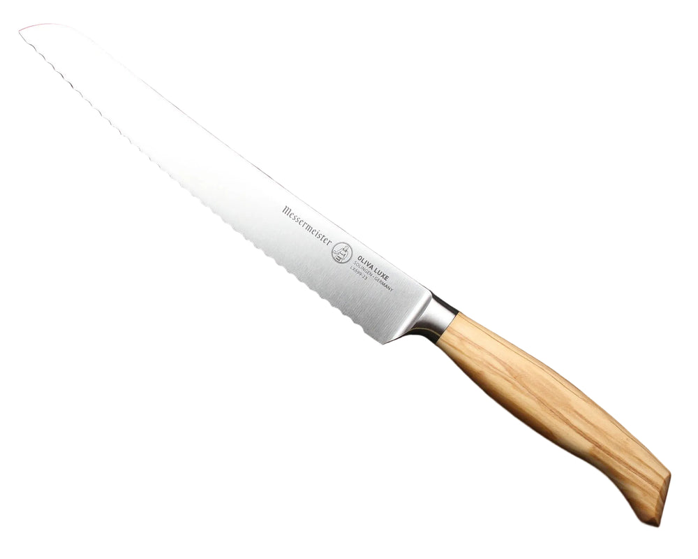Messermeister Broodmes Oliva Luxe Olijfhout 23 cm - sfeerbeeld 1