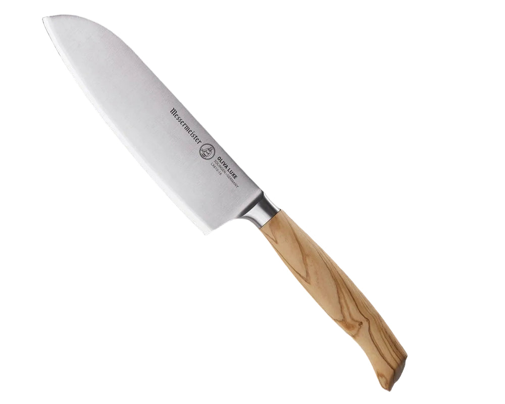 Messermeister Santokumes Oliva Luxe Olijfhout 16.5 cm - sfeerbeeld 1