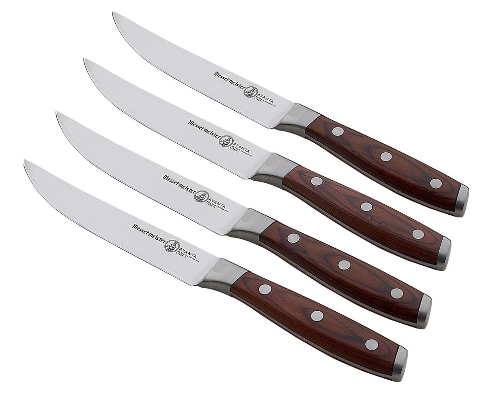 Messermeister Steakmessen Avanta Pakkahout 13 cm - 4 stuks