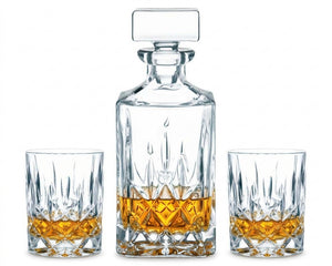 Nachtmann Whisky-Set Noblesse 3-teilig - Karaffe 750 ml & 2 Whiskygläser 295 ml