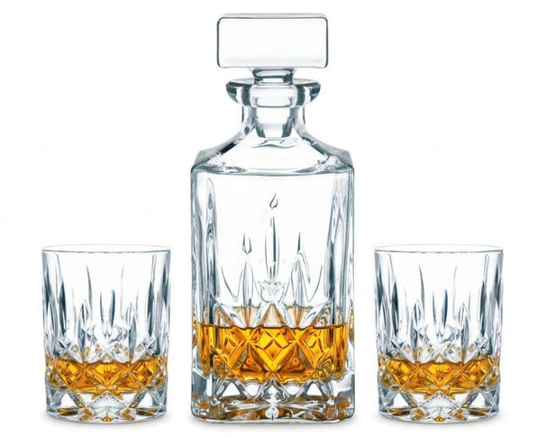 Nachtmann Whisky-Set Noblesse 3-teilig - Karaffe 750 ml & 2 Whiskygläser 295 ml