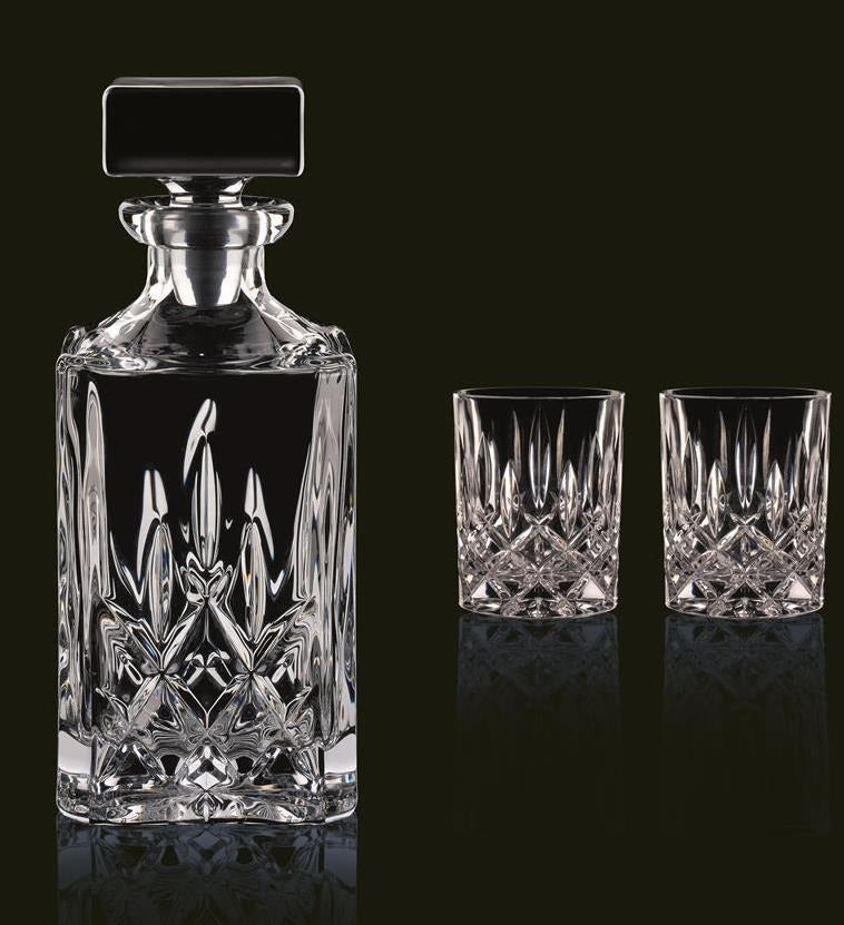 Nachtmann Whiskey Set Noblesse 3-delig - Karaf 750 ml & 2 Whiskeyglazen 295 ml - sfeerbeeld 4
