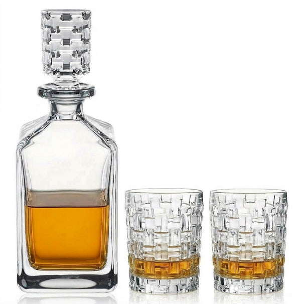 Nachtmann Whisky-Set Bossa Nova 3-teilig - Karaffe 750 ml & 2 Whiskygläser 330 ml