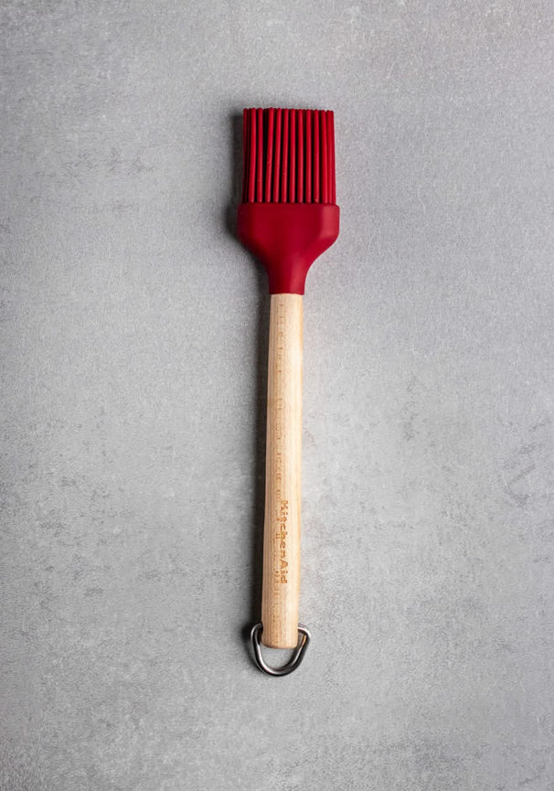 KitchenAid Backpinsel Core Kaiserrot Holz-Silikon 22 cm - Bestreichen Backen