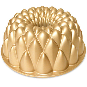 Nordic Ware Gugelhupfform Kaleidoscope Bundt Gold - Aluguss - ø 23 cm