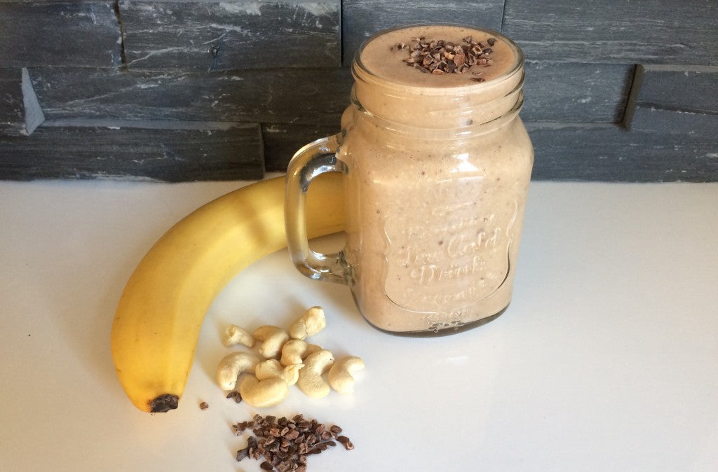 Ein cremiger, nahrhafter Milkshake voller Energie für einen guten Start in den Tag