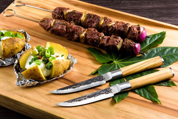 Forged Steakmesser Olive - 4 Stück