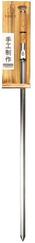 Forged BBQ Spieße Churrasco - Olivenholz / Stahl - V - Form - 60cm