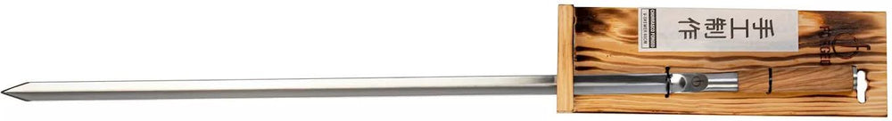 Forged BBQ Spieße Churrasco - Olivenholz / Stahl - V - Form - 60cm