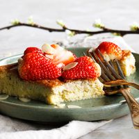 Köstliche gluten- und zuckerfreie Pfannkuchen aus dem Ofen