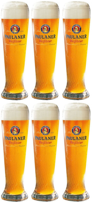 Paulaner Biergläser Weizen 300 ml - 6 Stück