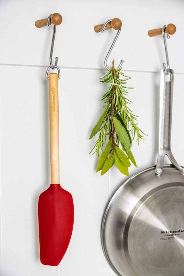 KitchenAid Spatel Core Kaiserrot Birkenholz 35 cm - Pfannenwender Antihaft