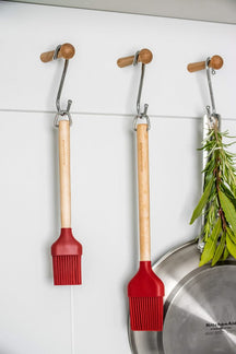 KitchenAid Backpinsel Core Kaiserrot Holz-Silikon 22 cm - Bestreichen Backen