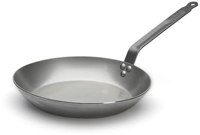 De Buyer Bratpfanne Lyonnaise Carbone Plus - Plattenstahl - ø 24 cm - ohne Antihaftbeschichtung