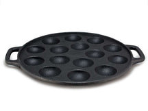 Cookinglife Poffertjespfanne Gusseisen Ø 24 cm – 15 Poffertjes – ohne Antihaftbeschichtung – geeignet für alle Wärmequellen