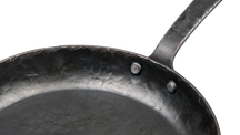 Forged Bratpfanne Carbonstahl Ø 28 cm – geeignet für alle Wärmequellen – geeignet für BBQ