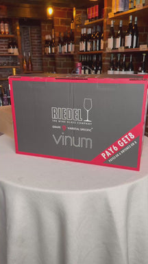 Riedel Rotweingläser Vinum - Cabernet / Merlot - 650 ml - Zahle 6, bekomme 8