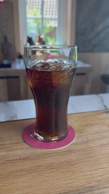 Coca Cola Gläser - Longdrinkgläser - Erfrischungsgetränkgläser - Transparent 370 ml - 4 Stück