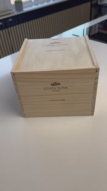 Costa Nova Kaffeetassen Grespresso Soft Pink 190 ml - 8 Stück - Geschenkbox