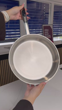 Cookinglife Bratpfanne Superior Edelstahl Ø 28 cm – geeignet für alle Wärmequellen – ohne Antihaftbeschichtung