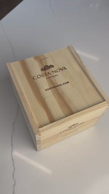 Costa Nova Espresso Tassen Arenito Multicolor 65 ml - 8 Stück - Geschenkbox