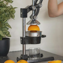 Cookinglife Zitruspresse - Gusseisen - Hebelmodell - Orange