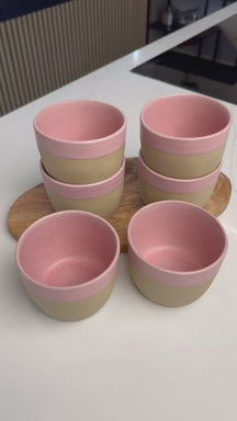 Costa Nova Becher Arenito Mauve Rose 360 ml - 6 Stück
