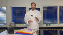 Cookinglife Schneidebrett HACCP Blau 45 x 30 cm - für Fisch