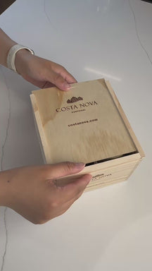 Costa Nova Espresso Tassen Grespresso White 80 ml - 8 Stück - Geschenkbox