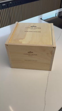 Costa Nova Kaffeetassen Grespresso White 190 ml - 8 Stück - Geschenkbox