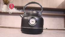 BerlingerHaus Wasserkocher Matt Antrazit - mit Thermometer - 1,7 Liter - 2200W