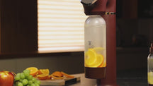 BerlingerHaus Wassersprudler Matt Anthrazit - Barometer - Inklusive 2 Flaschen
