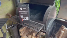 Grill Fanatics Smashburger Kit 12cm Edelstahl Holz - Presse Spatel Gewürzstreuer