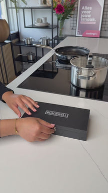 Blackwell Steakmesser Laguiole - Raw Black - Olivenholz - 6 Stück