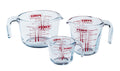 Pyrex Glas Messbecher Set Iconics' 3-teilig - 250 ml, 500 ml & 1 Liter