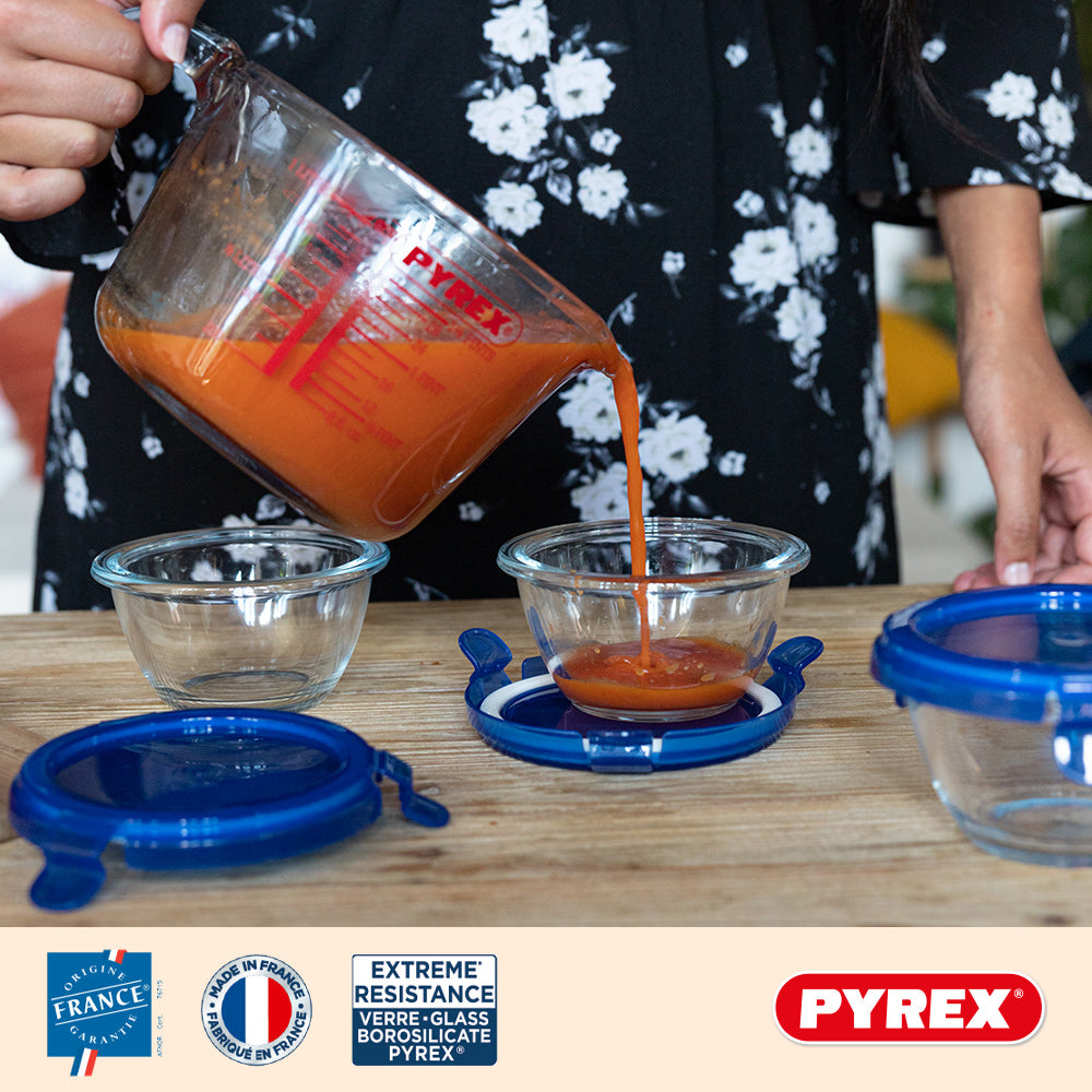 Pyrex Glas Messbecher Set Iconics' 3-teilig - 250 ml, 500 ml & 1 Liter